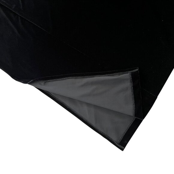 Vintage Y2K Next Up Boho Whimsygoth Velvet Maxi‎ Dress Black XS Small Bandana - Picture 6 of 11